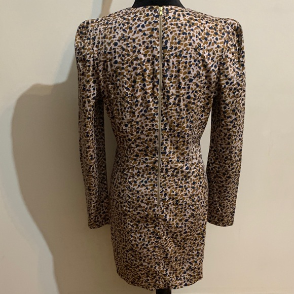 French Connection Animal Print Long Sleeve Dress - Picture 8 of 10